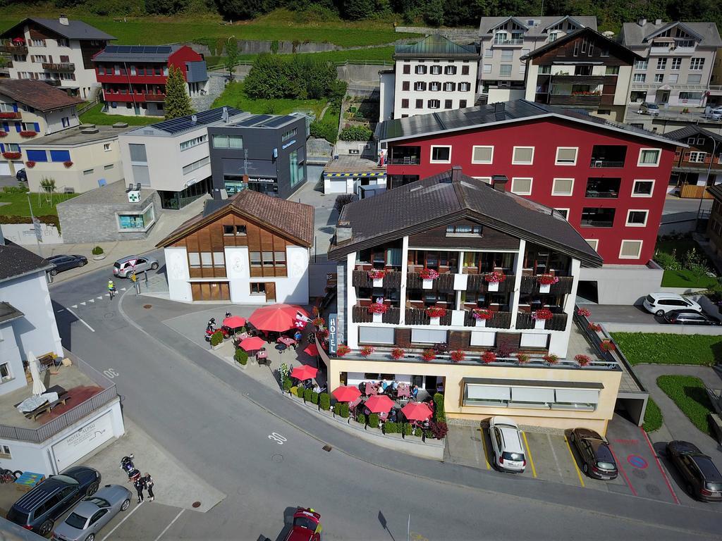 Hotel Restaurant La Furca Дизентис Екстериор снимка